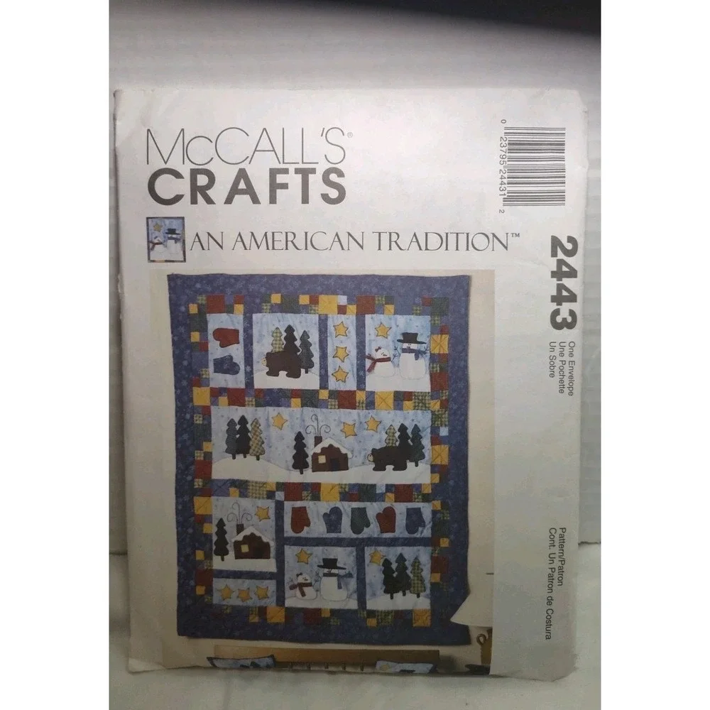 McCall's PATTERN  #2443 -‎ Holiday Craft -UNCUT